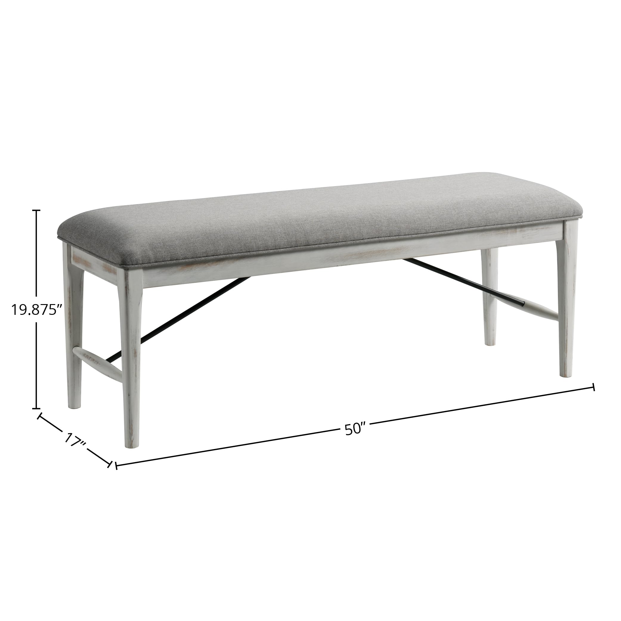 Intercon Modern Rustic Backless Bench - Thumbnail 3