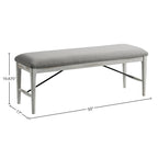 Intercon Modern Rustic 50" Backless Bench