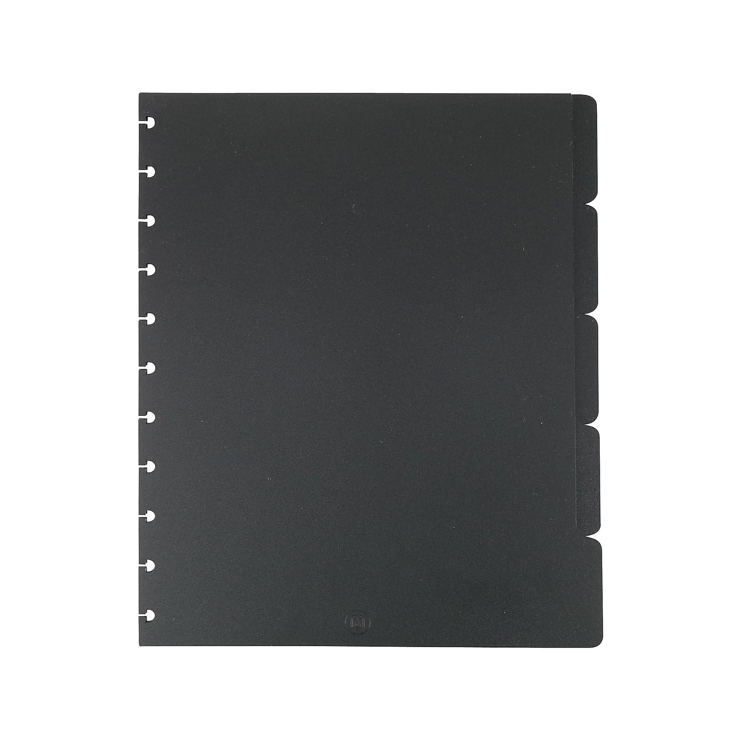 Staples? Arc Notebook Tab Dividers, Letter-Sized, Black, 9' X 11', Set Of 5