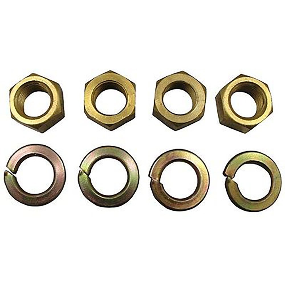 Reliable Aftermarket Parts Our Name Says It All, 4 Brass Nuts For Manifold Mounting Kit Fits Ford New Holland 2N 8N 9N Tractor 3
