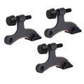 Homotek 3 Pack Hinge Pin Oil Rubbed Bronze Door Stopper,Adjustable Deluxe Heavy Duty Door Stopper 2-1/2'X1-3/4',With Black Rub