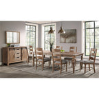 Intercon Highland 60" 2 Cabinets and 3 Drawers, Sandwich Sideboard, Sandwash