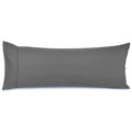 Nestl Body Pillow Cover - Soft Body Pillow Pillowcase - Lightweight Grey Pillowcase - Microfiber Body Pillow Case Cover - 20X54