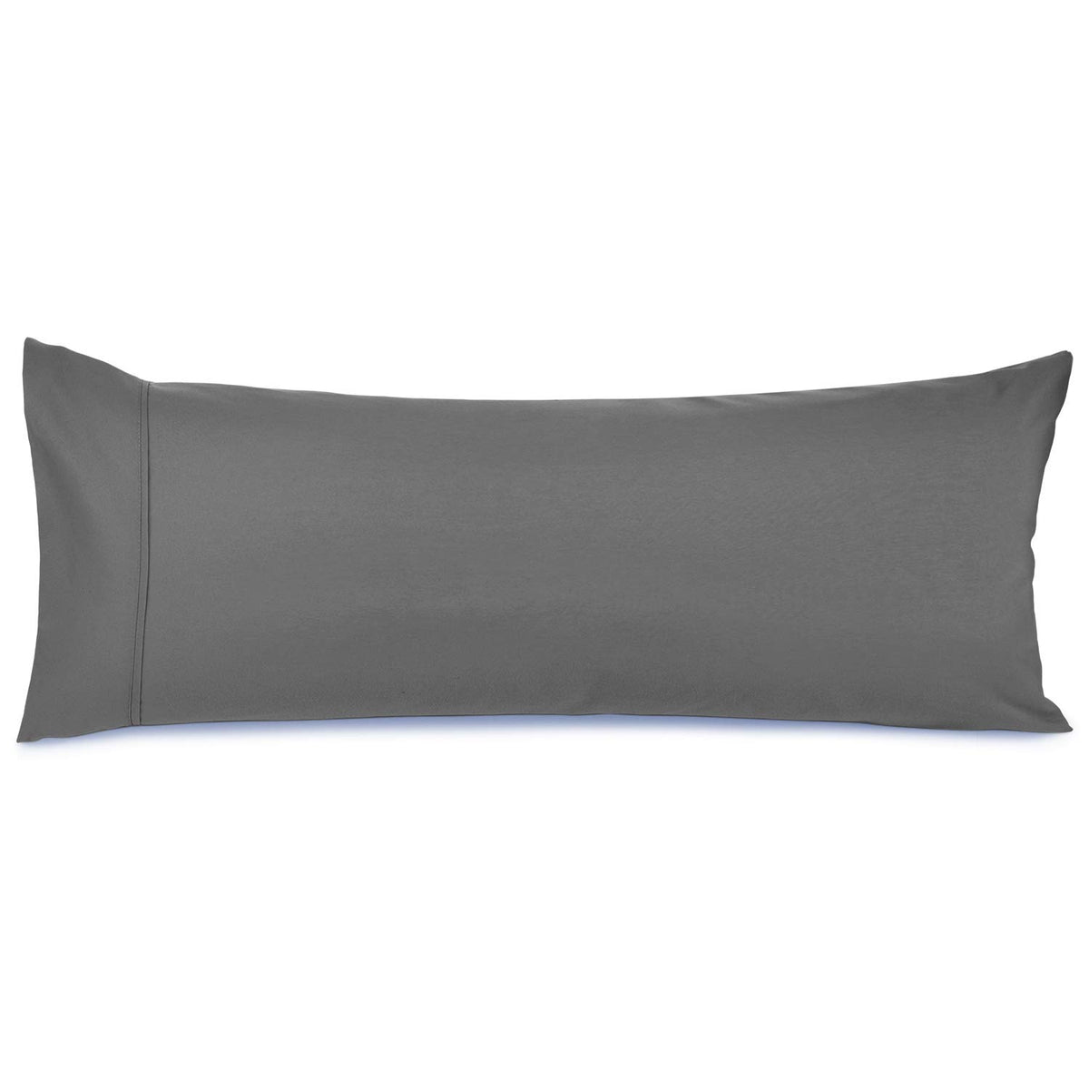 Nestl Body Pillow Cover - Soft Body Pillow Pillowcase - Lightweight Grey Pillowcase - Microfiber Body Pillow Case Cover - 20X54