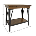 Intercon The District 15" Wide Chairside, Copper End/Side/Nesting Tables