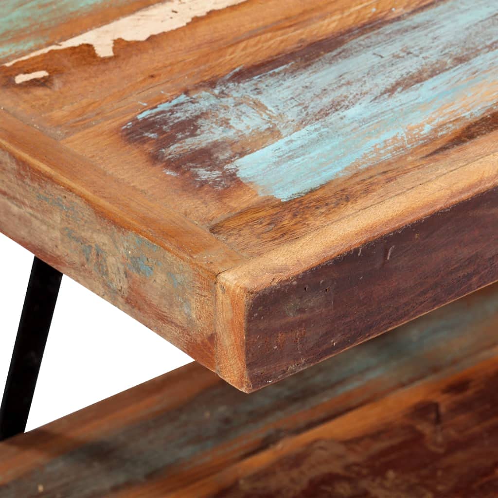 vidaXL TV Stand, TV Stand for Living Room, Sideboard for Bedroom, Entertainment Center Media Unit Cupboard, Industrial, Solid Reclaimed Wood