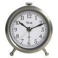Equity 25655 Metal Quartz Alarm Clock