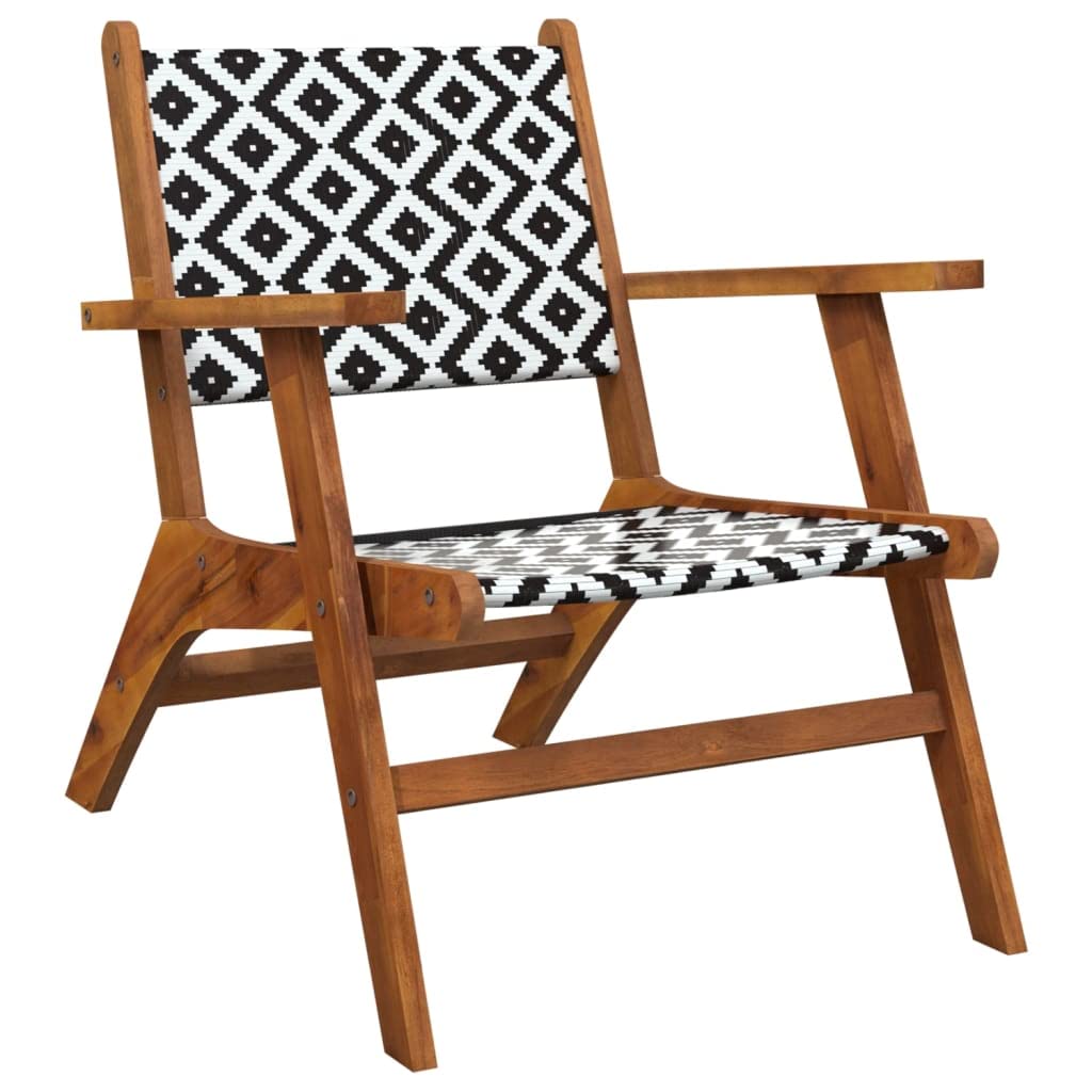 SKM Patio Chairs 2 pcs Solid Acacia Wood-6250
