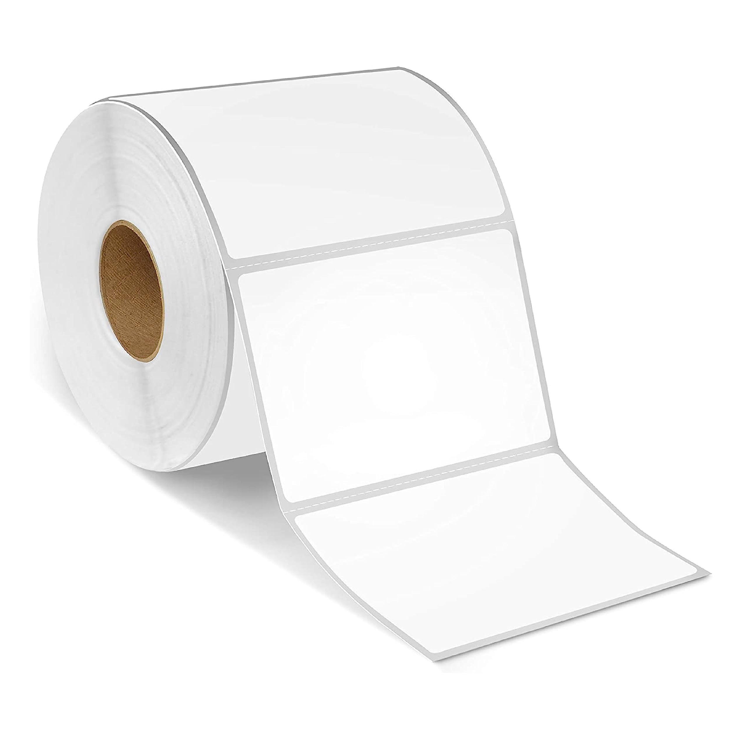 Spartan Industrial - 3' X 2' Direct Thermal Labels, Perforated Postage Shipping Labels, Compatible With Rollo & Zebra Desktop