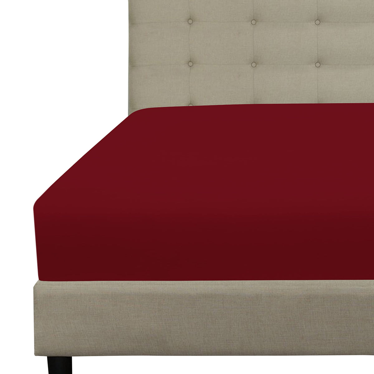 Royale Linens Fitted Sheet Twin Xl - Brushed Hotel Quality 1800 - Soft Wrinkle & Fade Resistant - Bottom Sheet - Deep Pocket Str