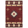 Alora Decor Ryder 12' X 15' Tribal Burgundy/Tan/Sage/Navy Hand-Tufted Rug