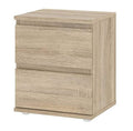 Aurora 2 Drawer Nightstand, Oak Structure
