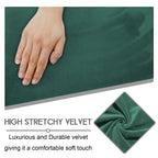 Ulticor Extra Wide 75'' - 100'', Reclining 2 Seater Sofa Cover, Extra Wide Reclining Love Seat Slipcover, 6-Piece Velvet Stretch