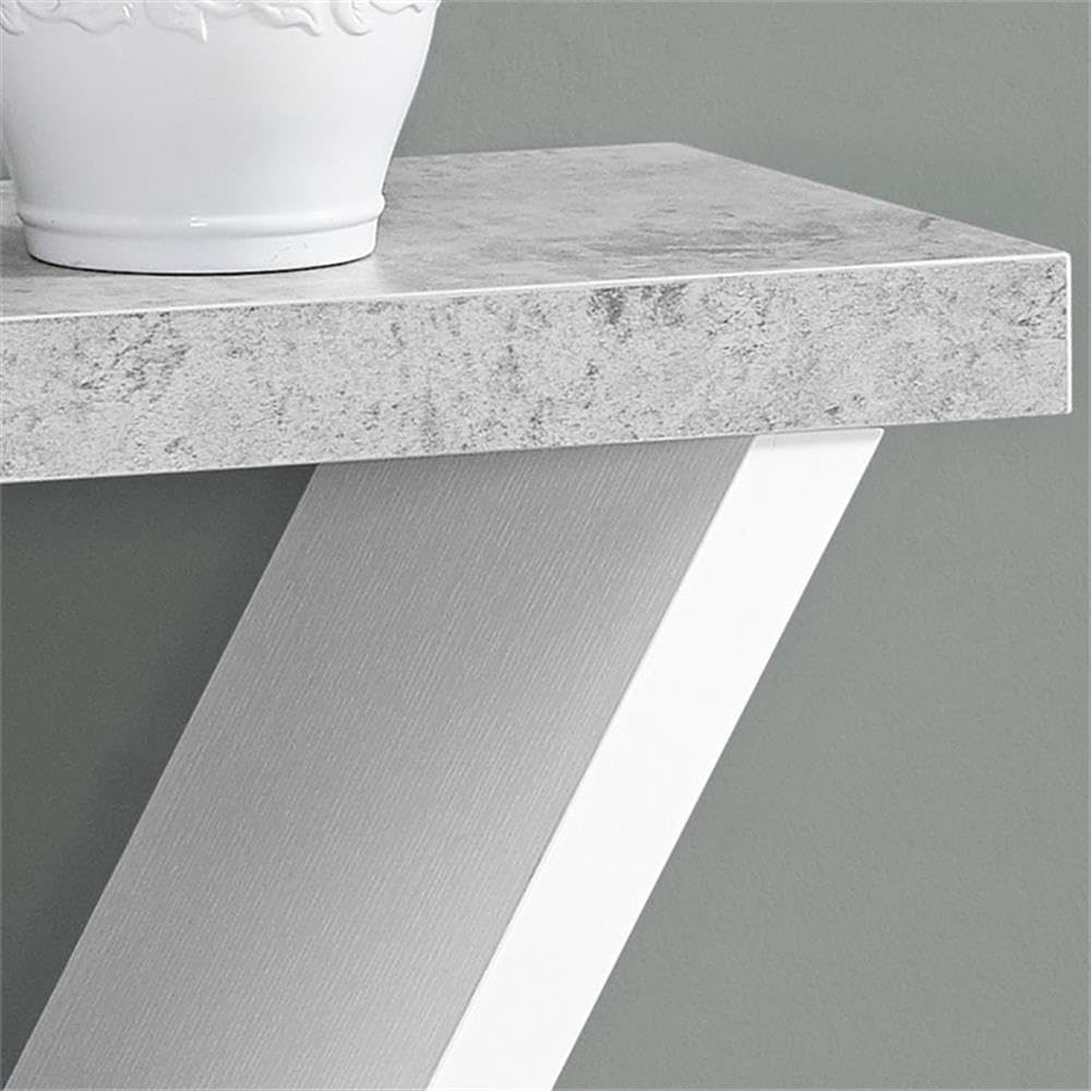 Monarch Specialties Accent Table, 36&quot; L, White