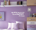 Innovative Stencils Why Fit in When You were Born to Stand Out Dr. Seuss Wall Kids Girl Room Decal (28'' Wide X 10.5'' High) 116