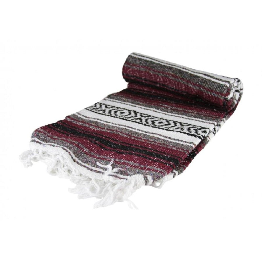 Mexican Blanket (Burgandy)