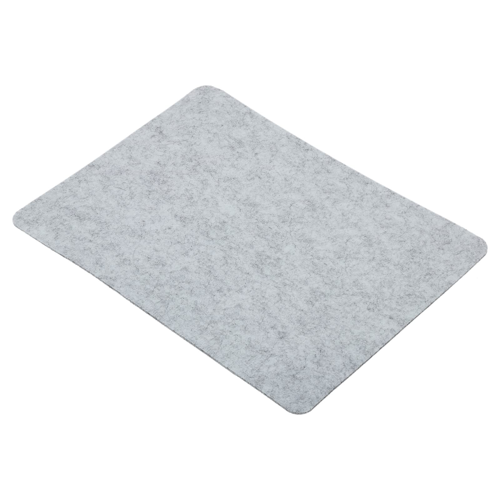 Patikil 9'X8' Mouse Pad, Felt Dual Side Soft Desk Pad Writing Mat For Office Home, Light Gray