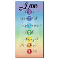 Chakra Quotes Sign Wall Decor Yoga Zen Wall Art Wooden Spiritual Decor Motivational Meditation Wall Art Zen Buddhism Spa Room De