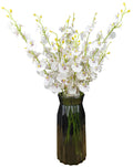 OMUYGDD Silk Flowers in Bulk Wholesale Artificial Orchids, 10 Pcs (Each 20   ), for Wedding Festive Party Home Office Decoration