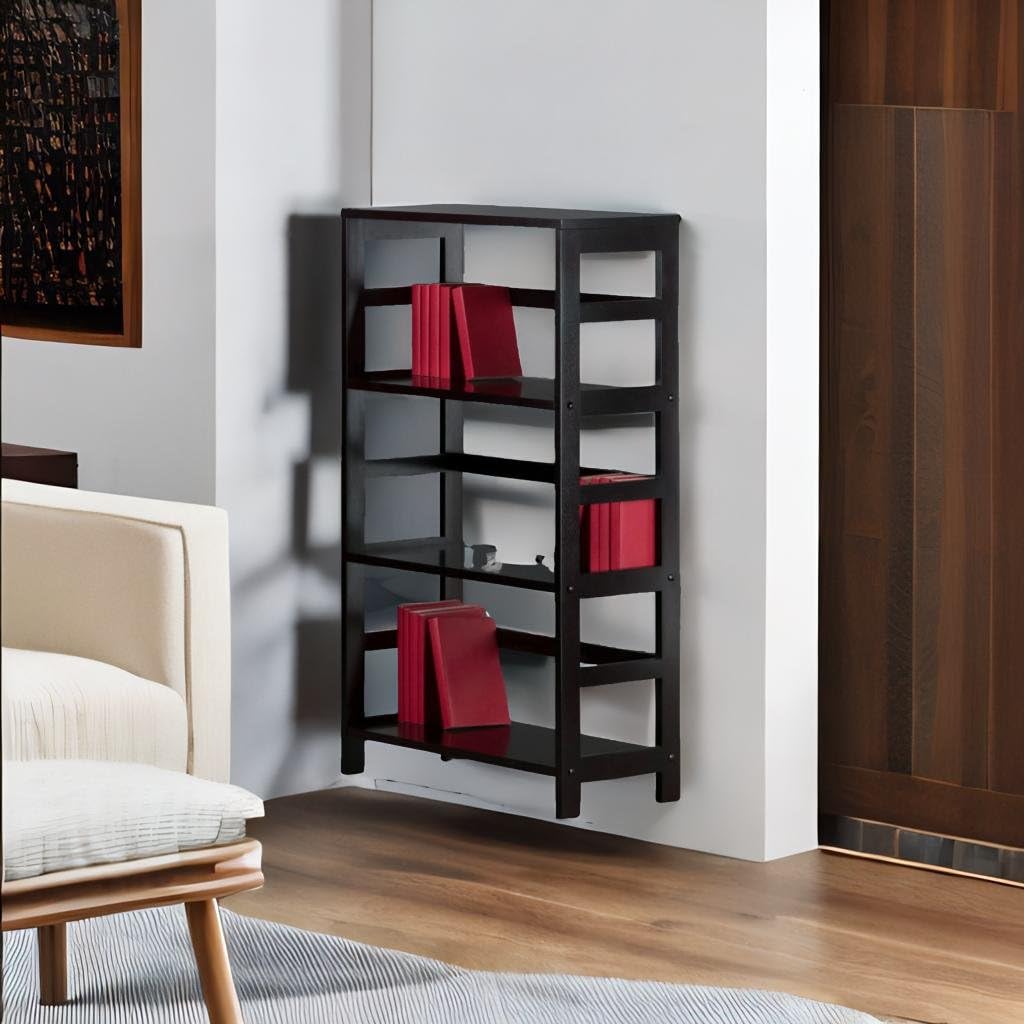Ergode Espresso Storage Shelf: Accommodates Large or Small Baskets, 3-Tier, 25.20' W x 11.22' D x 42' H
