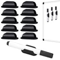Aiersa Large Silicone Marker Holder For White Board, Dry Erase Adhesive Marker Holder, Marker Holder For Classroom Desk, Clipboa