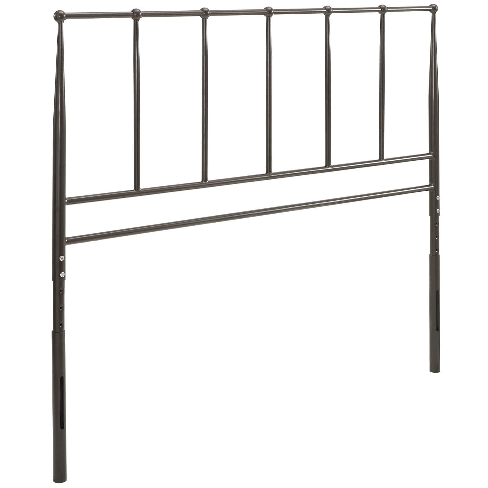 Modway Kiana Stainless Steel Metal Queen Headboard In Brown