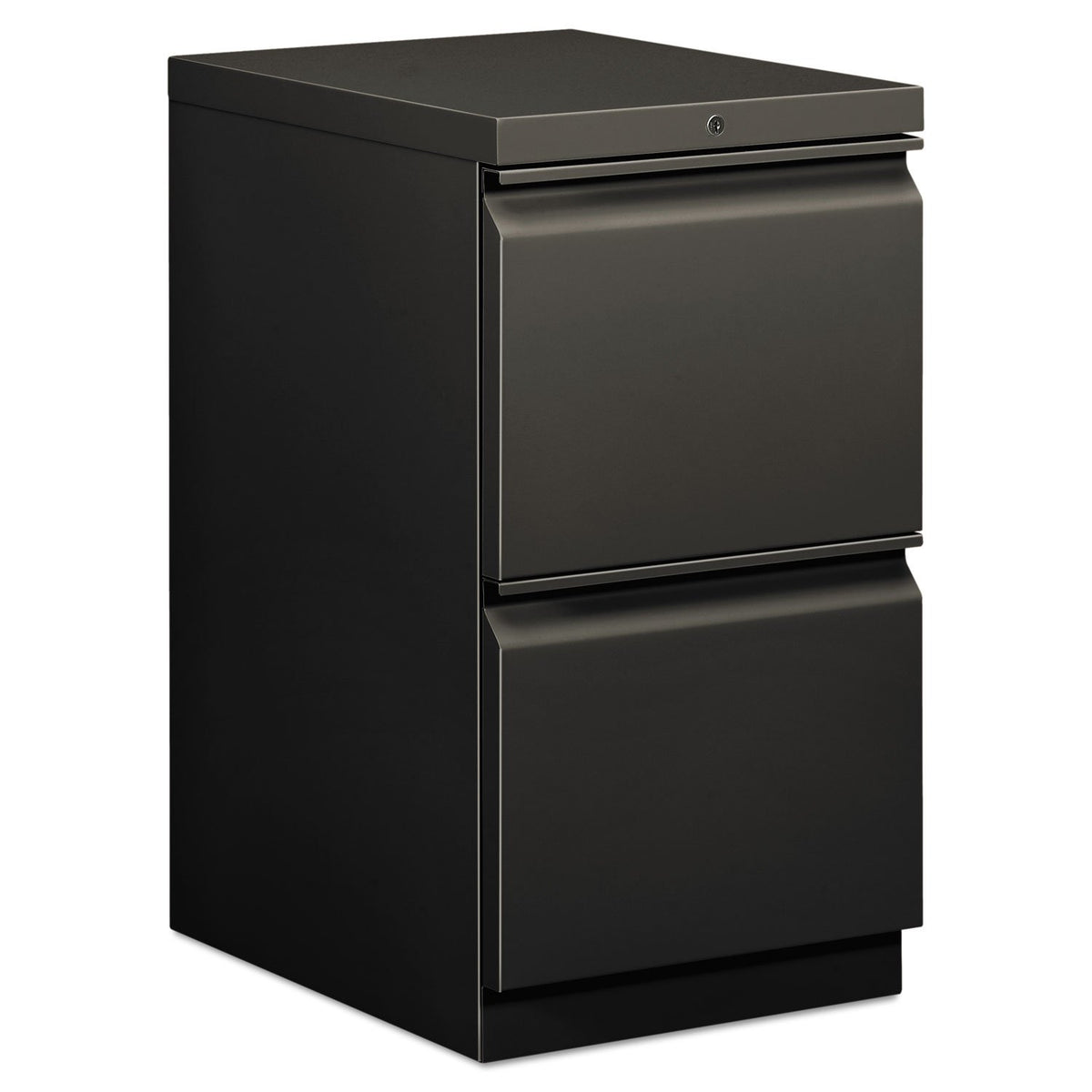 Hon 33820Rs Efficiencies Mobile Pedestal File W/Two File Drawers, 19-7/8D, Charcoal