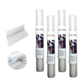4 Rolls Cabinet Shelf Drawer Liner Non-Adhesive Waterproof Non-Slip EVA Mat Transparent 12    x 59   