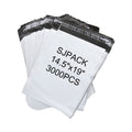 Sjpack 3000Pcs 14.5X19 Poly Mailers 2.5 Mil Envelopes Shipping Bags With Self Sealing Stripe,White Poly Mailers