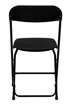 Commercial Seating Products Poly Folding Chairs, Black