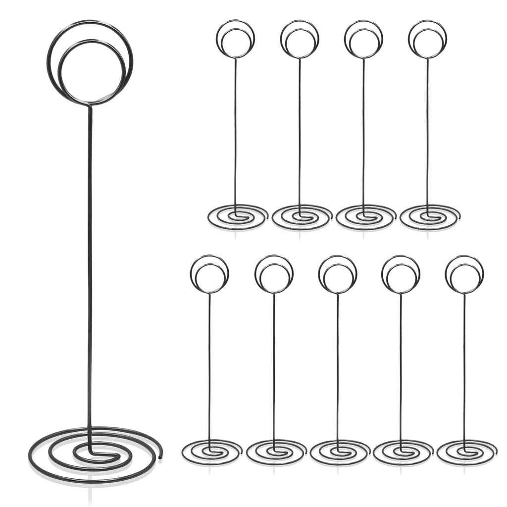 HomWanna Table Number Holders 10Pcs - 8.75 inch Place Card Holder Tall Table Number Stands for Wedding Party Graduation Receptio