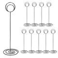 HomWanna Table Number Holders 10Pcs - 8.75 inch Place Card Holder Tall Table Number Stands for Wedding Party Graduation Receptio