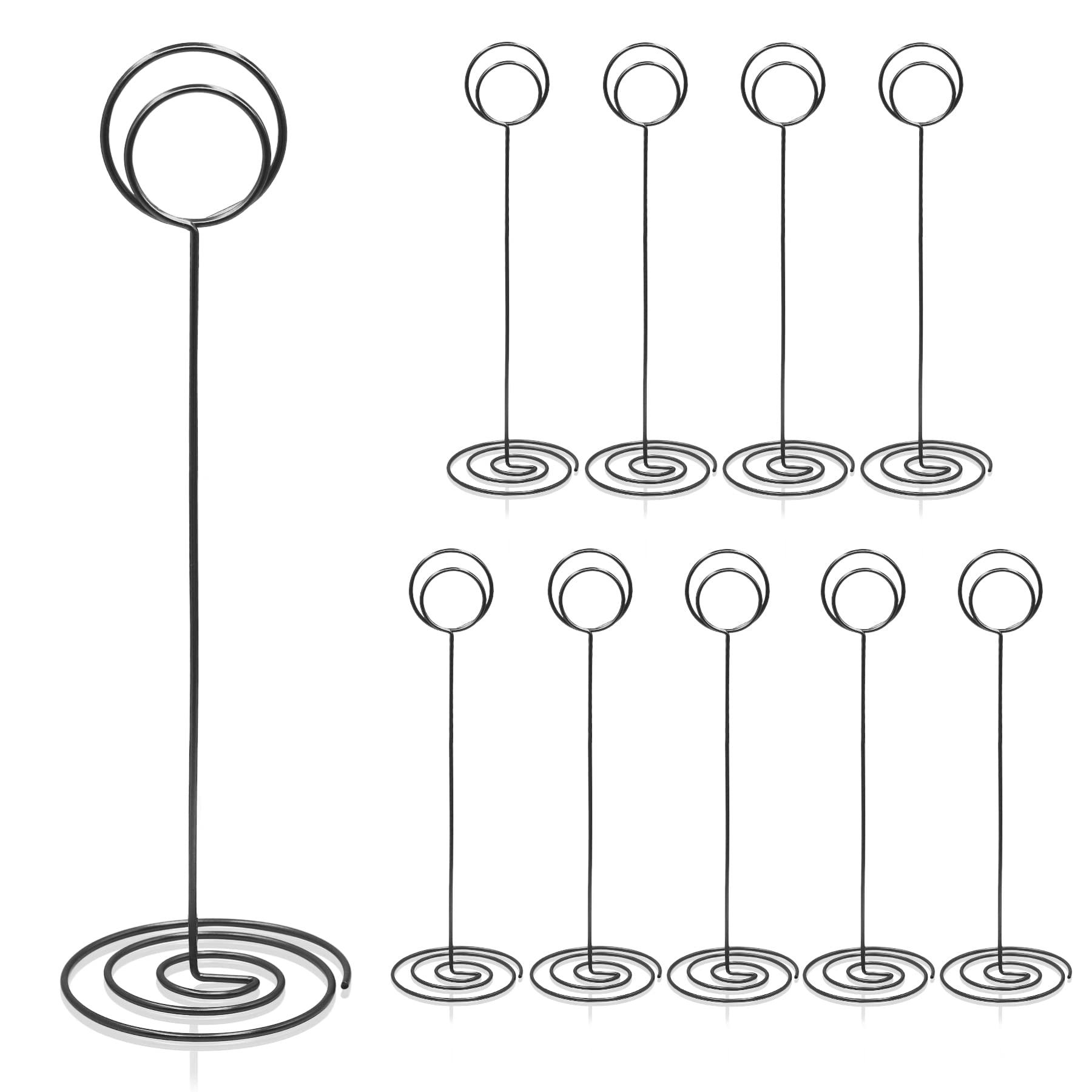HomWanna Table Number Holders 10Pcs - 8.75 inch Place Card Holder Tall Table Number Stands for Wedding Party Graduation Receptio