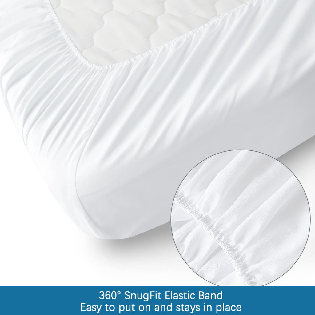 Springspirit Cot Sheets 30'' X 75'' X 9'', 4 Piece Cot Sheet Set, Cot Size Fitted Sheets With Narrow Twin/Camp Bunk/Rvs Bunk/Gue