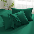 Aormenzy Microfiber Pillow Cases - Standard Size Set Of 2-1800 Thread Count Ultra Soft Hunter Green Pillowcases - Wrinkle Resist