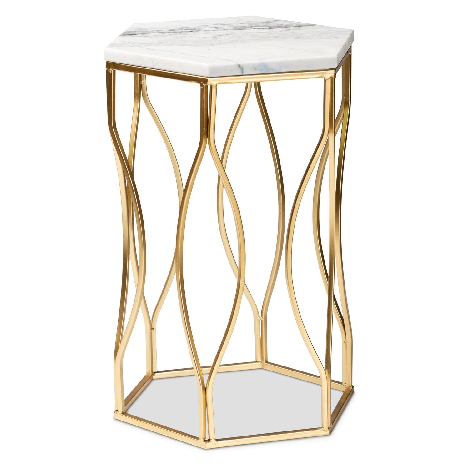 Baxton Studio Kalena End Table - Thumbnail 3