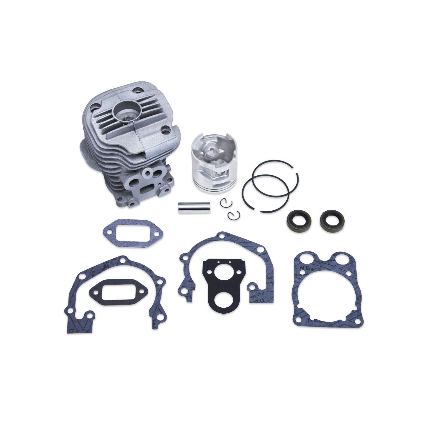 Everest Parts Supplies Cylinder Piston Kit & Gasket Kit Replacement For Husqvarna, Partner K750, K760 Oem 506 38 61-71