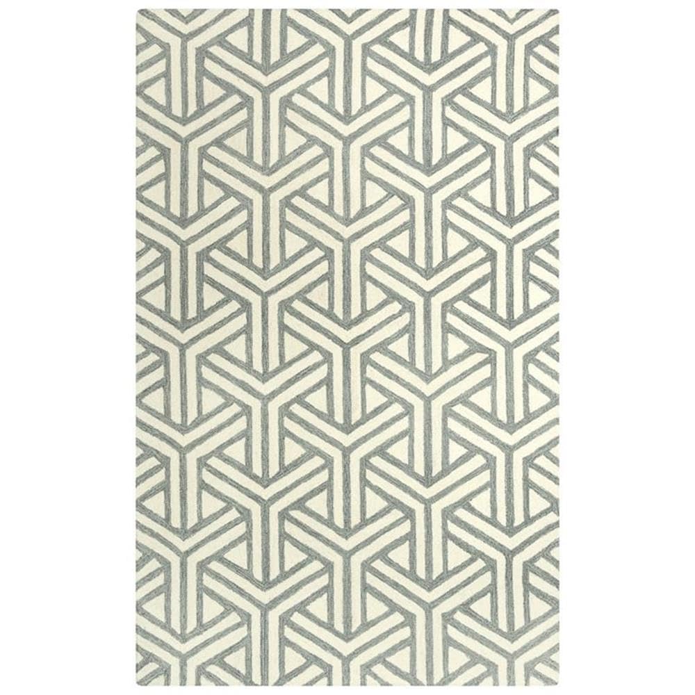 Rizzy Rugs Alora Decor Ellis Gray 5'X7'6" Tufted Wool Rug