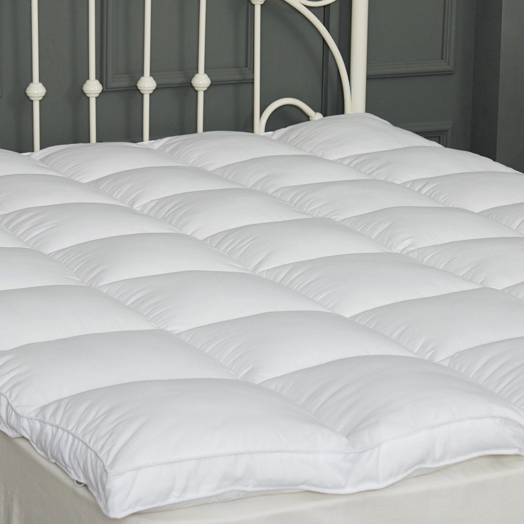 Sufuee King Mattress Topper Down Alternative Overfilled 2' Thick Mattress Pad Soft Fluffy And Warm Mattress Cover Hotel Quality
