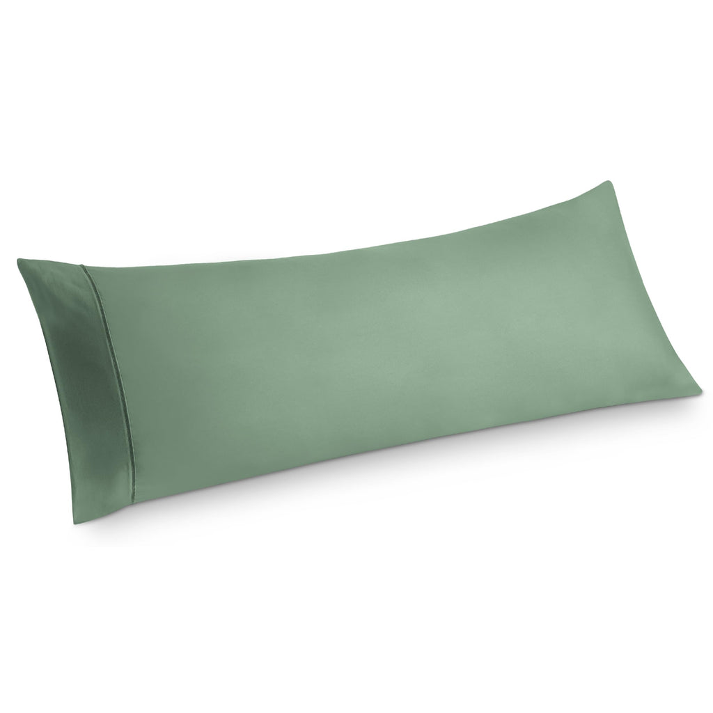 Bedsure Body Pillow Case Cover - Sage Green Polyester Microfiber Long Pillow Cases, Ultra Soft And Cozy Body Pillowcase With Envelope Closure, 1 Pack, 20X54 Inches