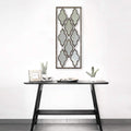 All American Collection New Aluminum/Metal Wall Decor with Frame 10x24 (Moroccan Mirrors)