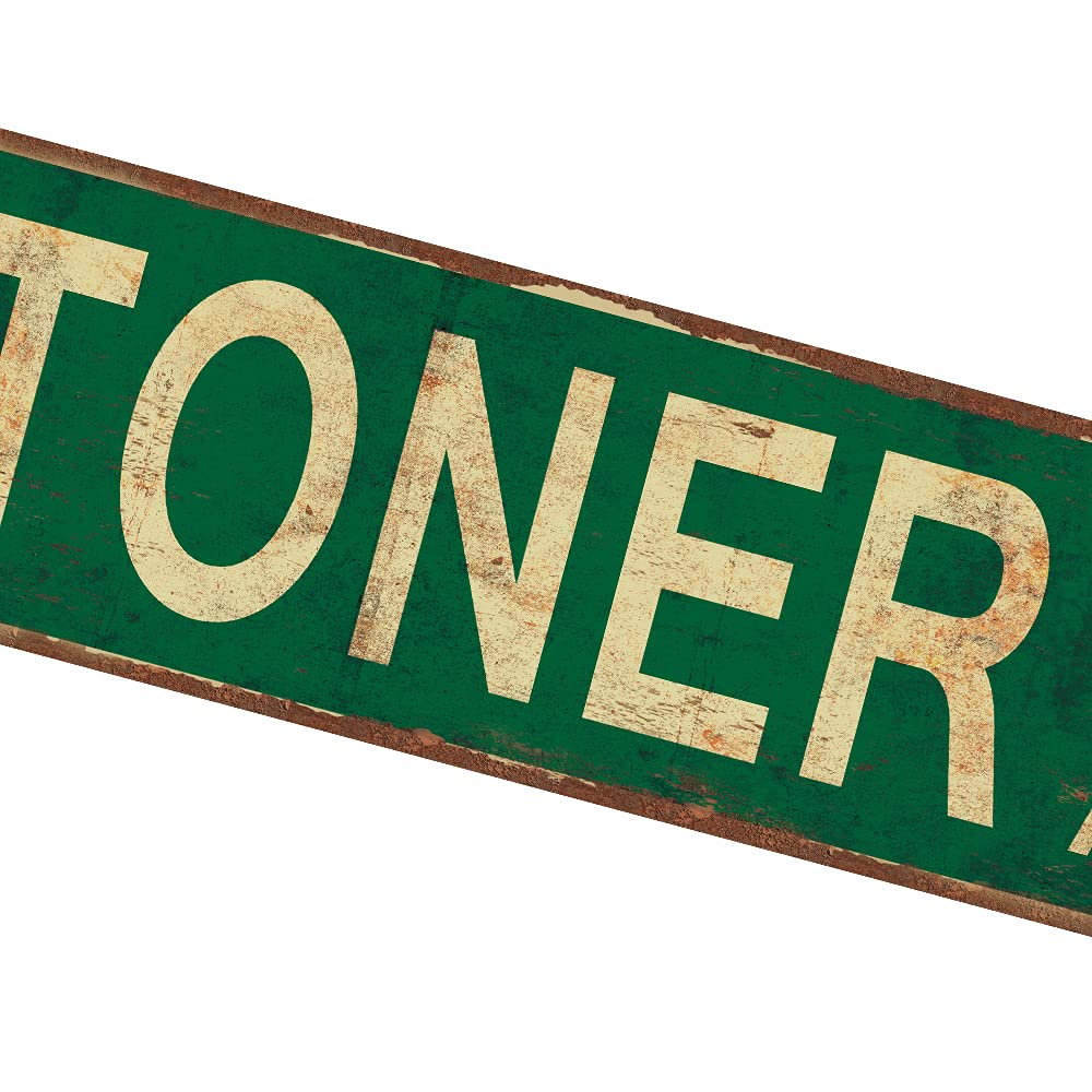 Saraheve Street Sign Vintage Rustic Retro 4X16 Inch Tin Sign