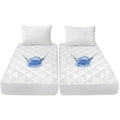 Split California King Mattress Protector Pad For Adjustable Beds, Absorbent Quilted Mattress Pad Topper Cover, Fitted Mattress Protector, Down Alternative Filling Mattress Cover Waterproof