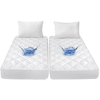 Split California King Mattress Protector Pad For Adjustable Beds, Absorbent Quilted Mattress Pad Topper Cover, Fitted Mattress Protector, Down Alternative Filling Mattress Cover Waterproof