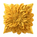 Oiseauvoler Decorative 3D Flower Throw Pillow Covers Soft Velvet Handmade Pillowcases Cushion Covers For Couch Bed Living Room H
