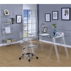 Coaster Home Furnishings Office Chair, clear acrylic (801436-CO)