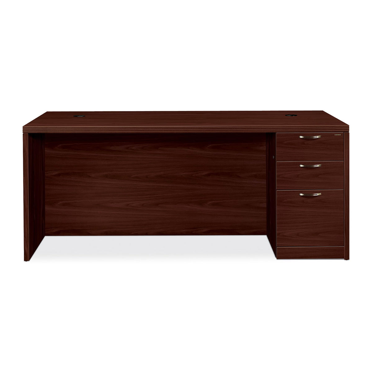 Hon Rectangular Right Pedestal Desk, 72&quot; X 36&quot; X 29-1/2&quot;, Mahogany