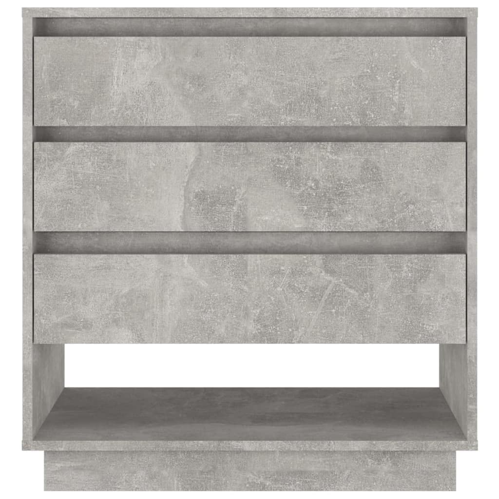 vidaXL Sideboard Concrete Gray 27.6&quot;x16.1&quot;x29.5&quot; Engineered Wood