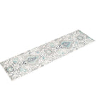 Safavieh Madison Collection Runner Rug - 2'3'' X 14', Cream & Light Grey, Boho Chic Glam Paisley Design, Non-Shedding & Easy Car