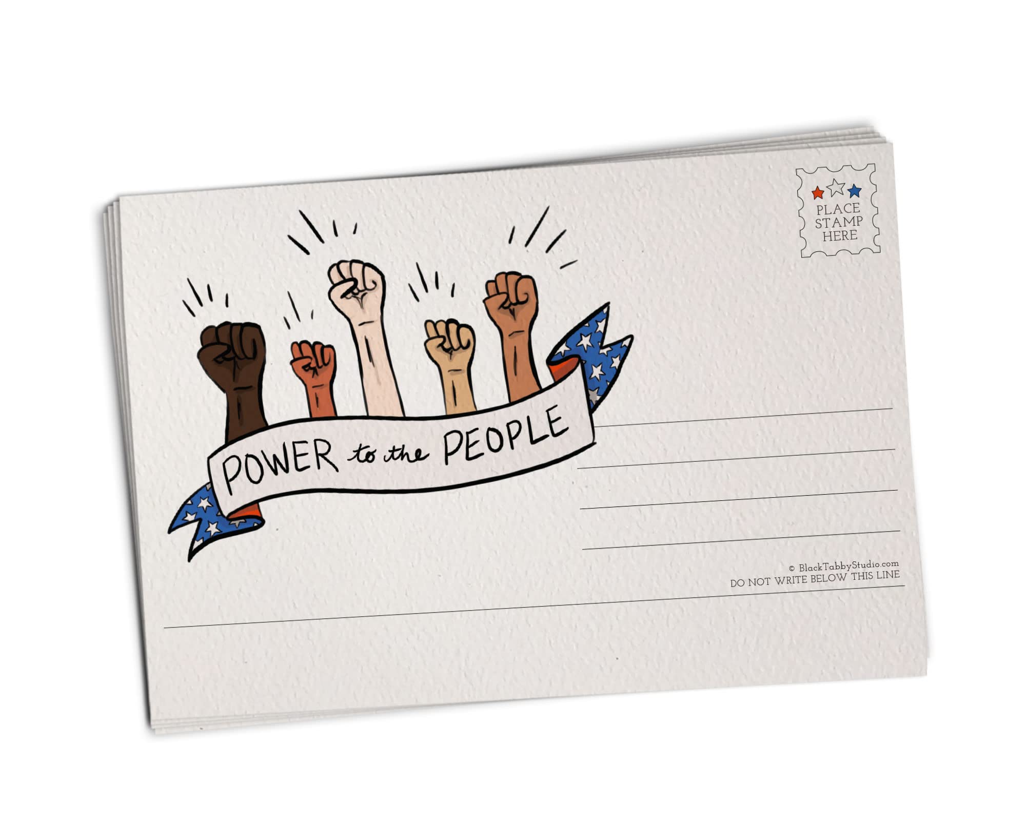 Sugartown Greetings Power To The People Political Vote Postcards 100 Pack